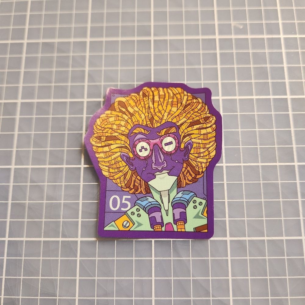 10 for $10 Sticker Neon Cartoon Graffiti  Vibrant Colors
